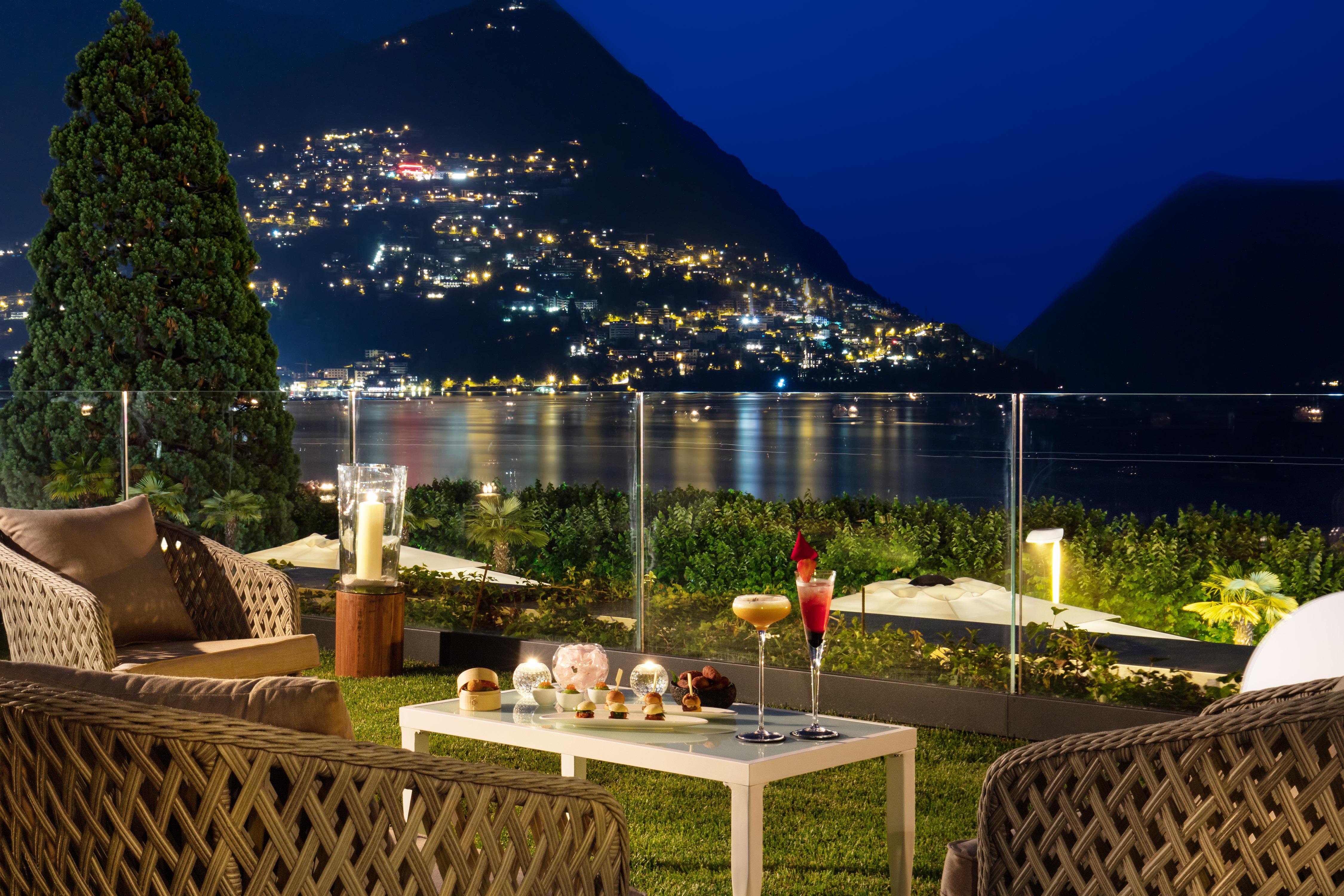 Hotel Splendide Royal Lugano Buitenkant foto The view from the hotel