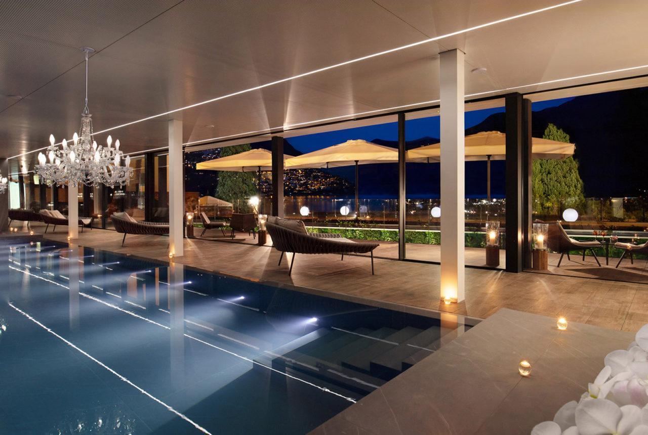 Hotel Splendide Royal Lugano Buitenkant foto The pool at the Mandarin Oriental, Munich