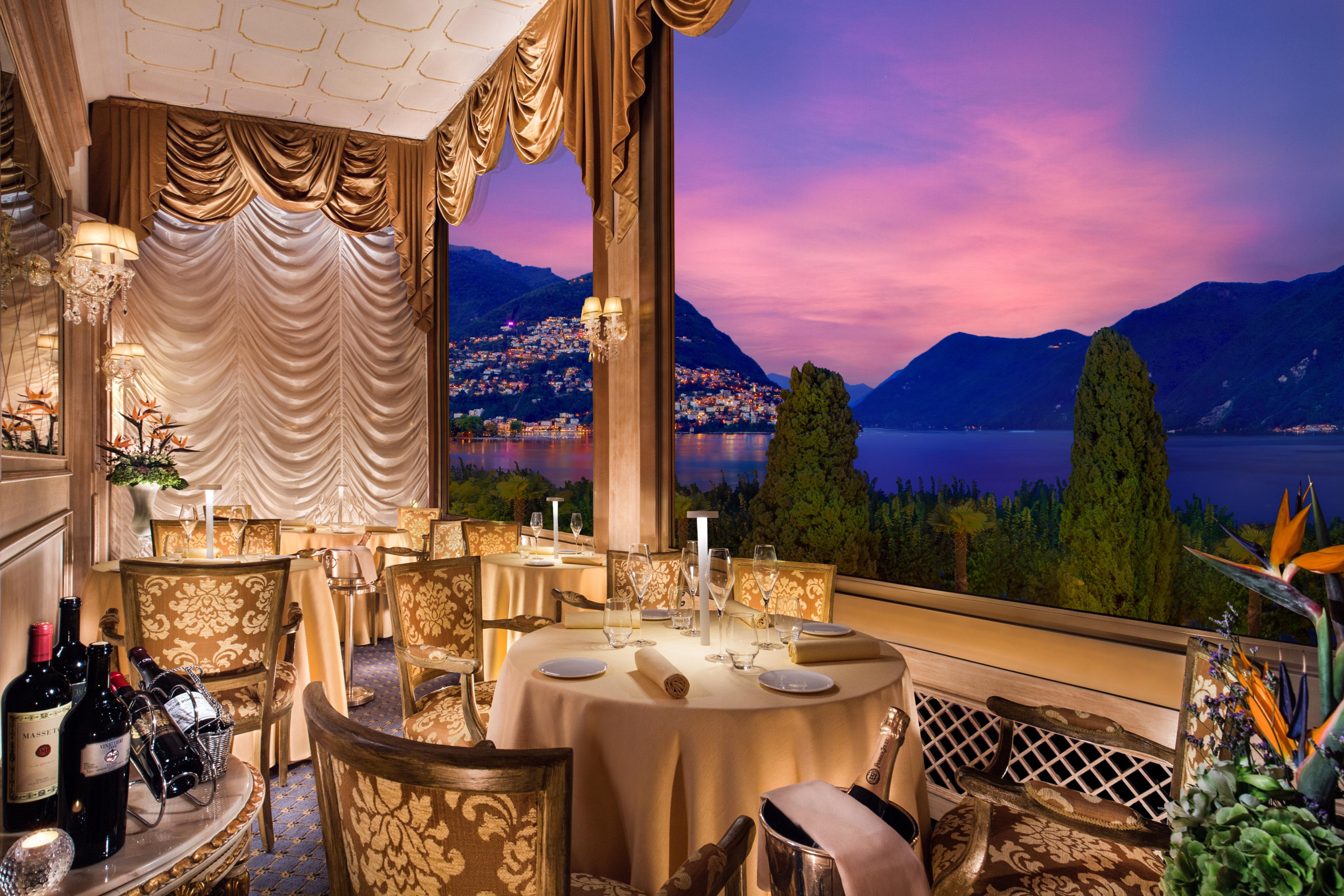 Hotel Splendide Royal Lugano Buitenkant foto The restaurant
