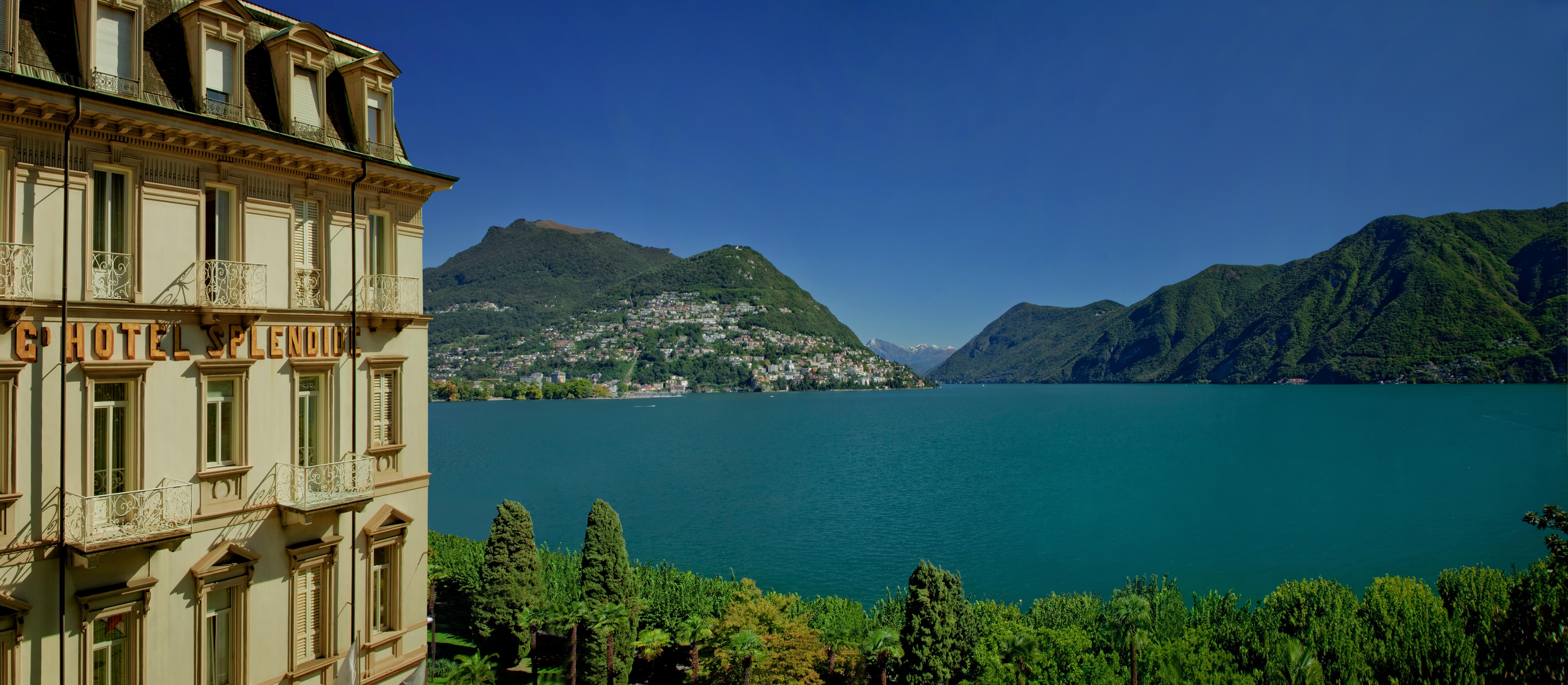 Hotel Splendide Royal Lugano Buitenkant foto Lake Lugano