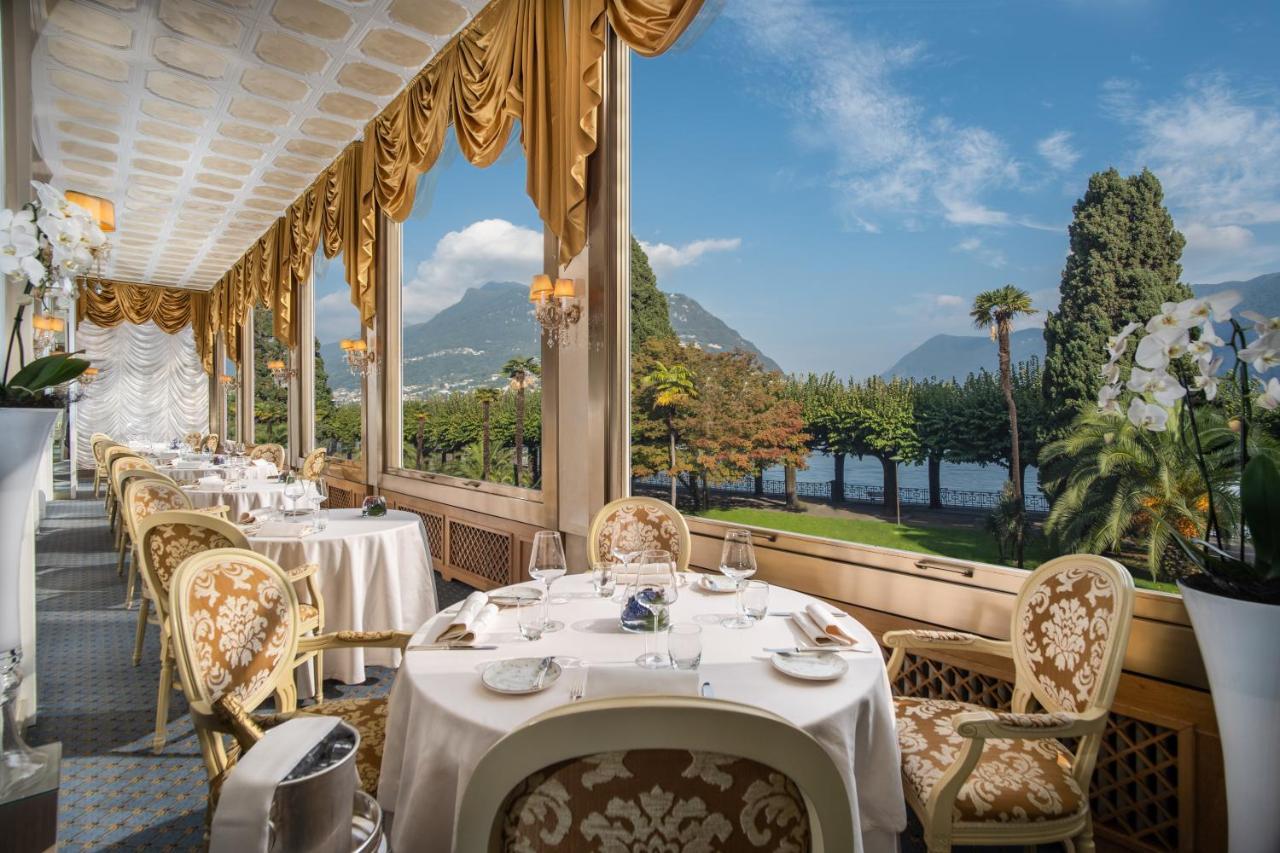 Hotel Splendide Royal Lugano Buitenkant foto The restaurant