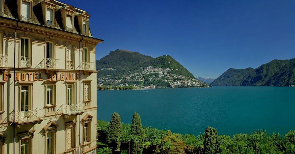 Hotel Splendide Royal Lugano Buitenkant foto Lake Lugano