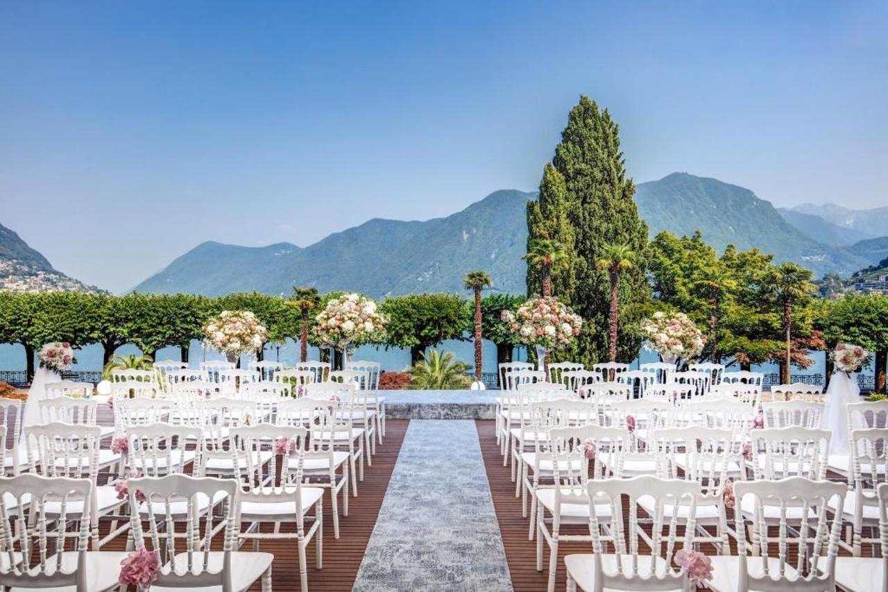 Hotel Splendide Royal Lugano Buitenkant foto Wedding venue at the Mandarin Oriental, Lake Como