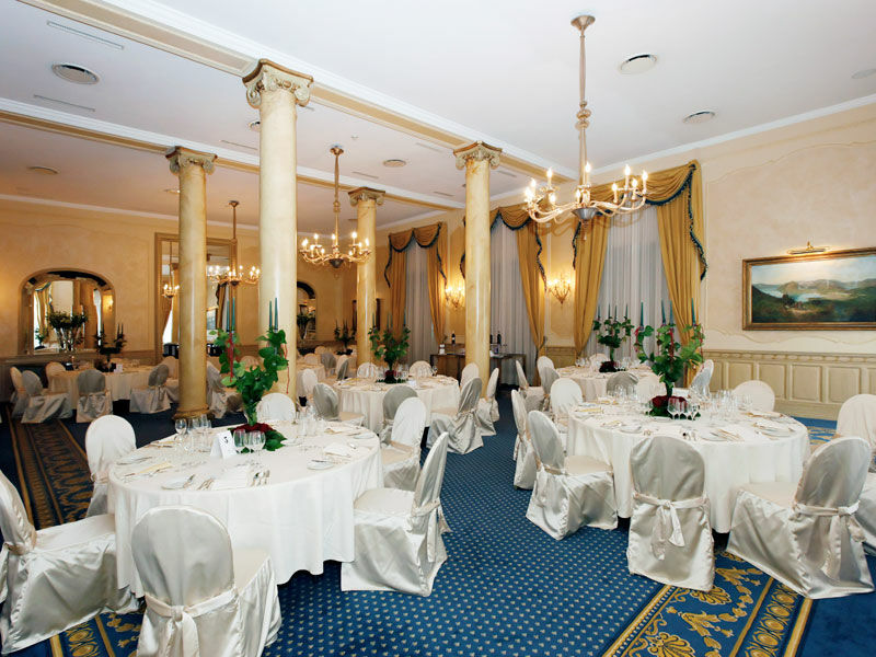 Hotel Splendide Royal Lugano Buitenkant foto The interior of the restaurant